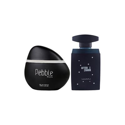 Maryaj Pebble Style EDP Spicy Woody Perfume And Maryaj After Dark EDP Woody Aromatic Perfume 200 ml - Men Perfumes (Edt/Edp)