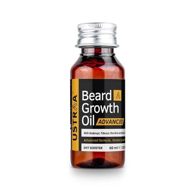 Ustraa Beard Growth Oil - Advanced with Redensyl Tribulus Territus & Vitamin D3 Dht Booster 60ml - Beard Oil