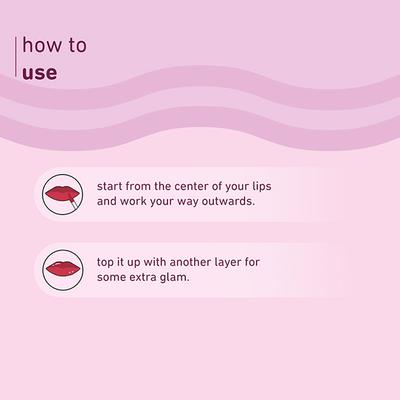 Plum Soft Swirl Lip Gloss, High-Shine Finish, Intense Pigment, 3 Shades In 1, 125 Black Currant 6 ml - Liquid Lipsticks