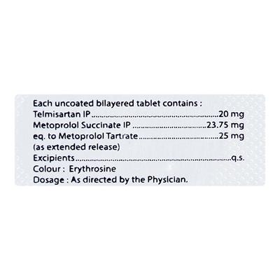 TELMIZEST M 25 Tablet 10's - Hypertension-Ana