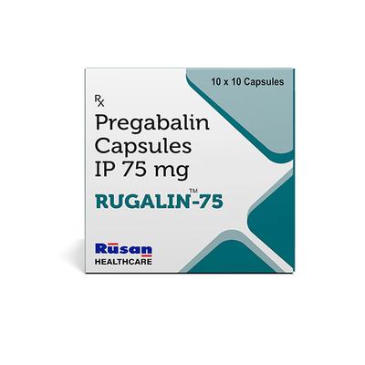 RUGALIN 75 Capsule 10's - Neuropathic Pain-Dru