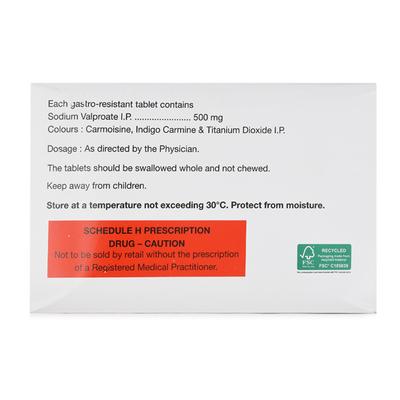 EPILEX 500mg Tablet 15's - Epilepsy/Convulsion-Ant