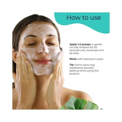 Pilgrim Salicylic &glycolic Acid Foaming Face Wash 120 ml - Face Wash & Cleansers