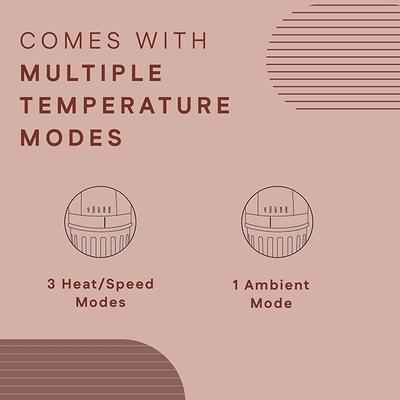 Winston 3-in-1 Hair Styling Blow Brush, Blow Dryer, Curling Iron, & Volumizing Brush- Silver and Grey 850 gm - Multi-Stylers