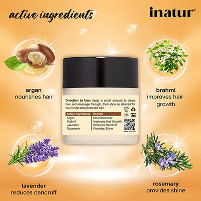 Inatur Moroccan Hair Cream - Argan Oil 125 gm - Hair Creams