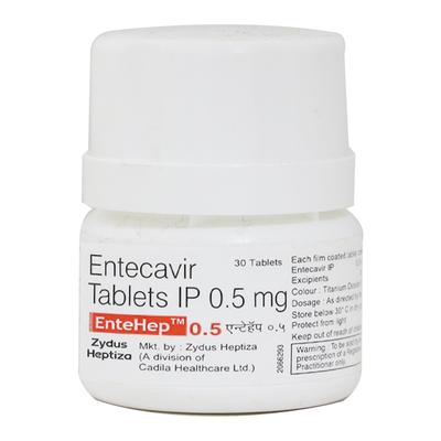 Entehep 0.5mg Tablet 30'S - Viral infections-Ant