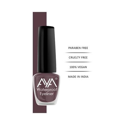Aya 24 Hrs Long Lasting & Waterproof Eyeliner - Matte Brown 5 ml - Eyeliners