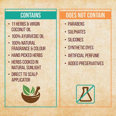 Indulekha Bringha Oil, Reduces Hair Fall and Grows New Hair, 100% Ayurvedic Oil 100 ml - Hair Oils