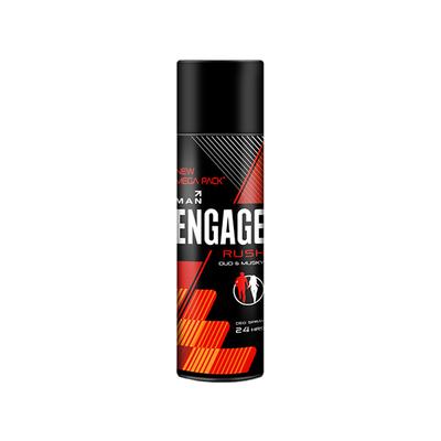 Engage Rush Deo Spray 220 ml - Men Deodorants/Roll-Ons