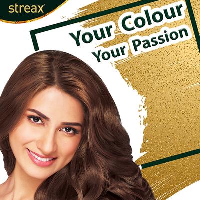 Streax Hair Colour - Walnut Brown (60gm+60ml+20gm) 1's - Crème