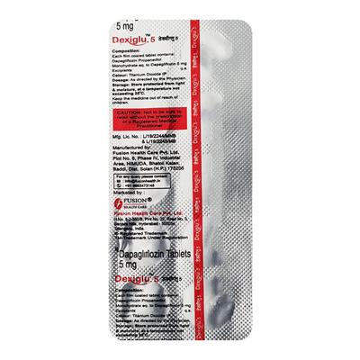 DEXIGLU 5 Tablet 10's - Diabetes-Ant