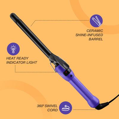 Ikonic mecurl-me-up -19 purple 1's - Rollers & Curlers