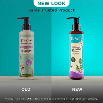Pilgrim Spanish Rosemary & Biotin Anti-Hairfall Shampoo for Reducing Hair Loss & Breakage 200 ml - Shampoos