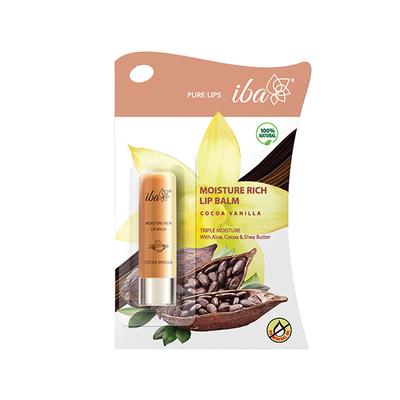 Iba Moisture Rich Lip Balm - Cocoa Vanilla 4.5 gm - Lip Balms