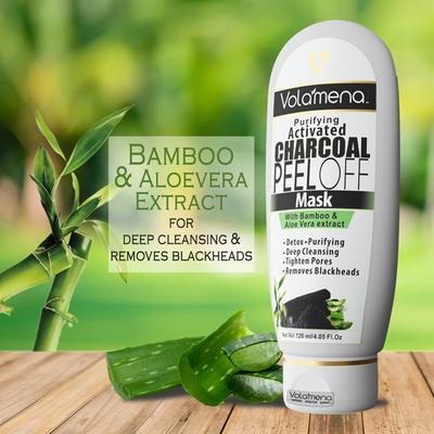 Volamena Peel Off Mask - Activated Charcoal 120 ml - Masks & Peels