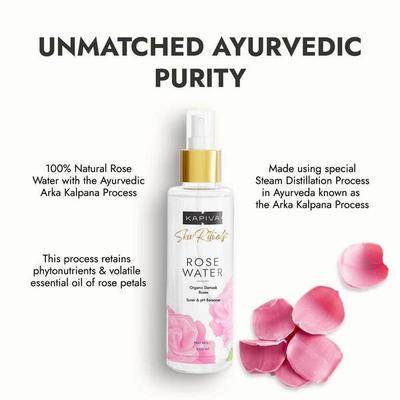 Kapiva Skin Rituals Rose Water 200 ml - Personal Care (Ayush)