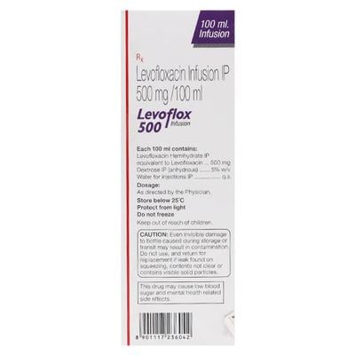Levoflox 500 Infusion 100ml - Bacterial Infections-Qui