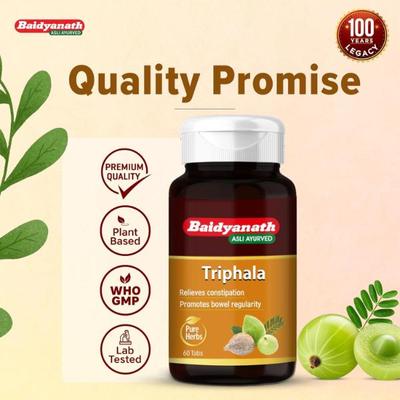 Baidyanath Asli Ayurved Triphala Tablets 60's - Speciality Medicines