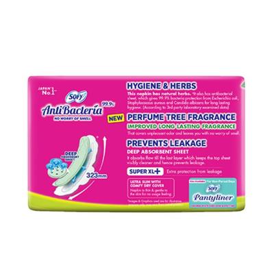 Sofy Antibacteria Pads - Super (XL+) 6's - Sanitary Napkins
