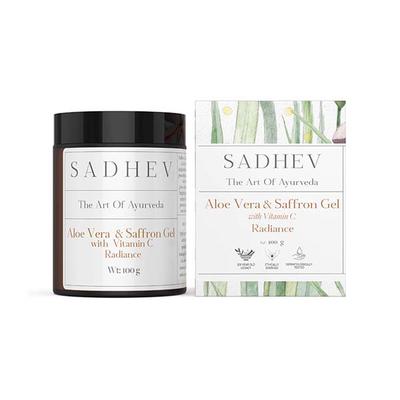 Sadhev Aloe Vera & Saffron Gel with Vitamin C 100 g - Face Moisturizers