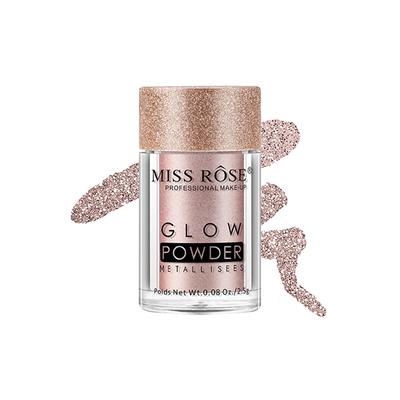 Miss Rose Professsional Makeup Glow Powder Metalises 7001 - 010M 09 2.5 gm - Highlighters & Illuminators