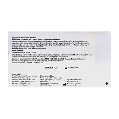 Novofine 32G Needle 1's - Syringes And Needles