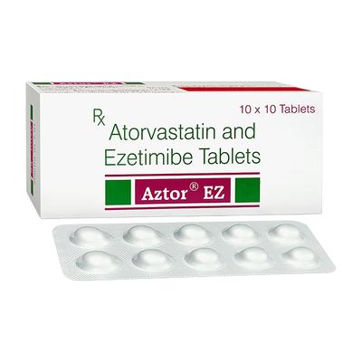 Aztor EZ 10mg Tablet 10'S - High Cholesterol-Dys