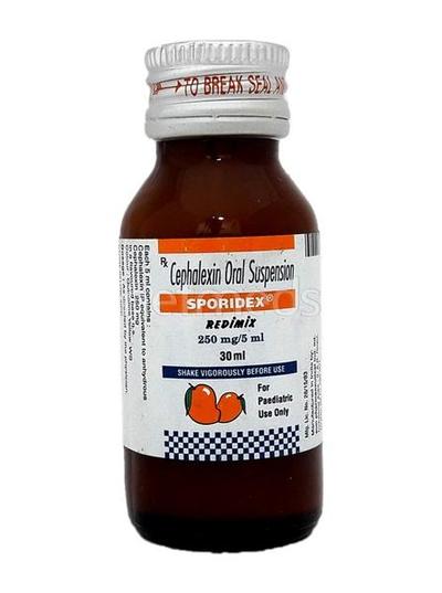 Sporidex 250mg Redimix Mango Flavour Oral Suspension 30ml - Bacterial Infections-Cep
