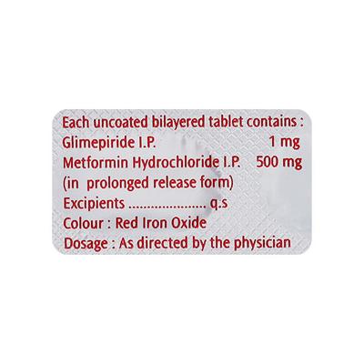 AMARYL M 1mg Tablet 20's - Diabetes-Ant