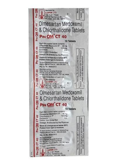 Pinom CT 40mg Tablet 10'S - Hypertension-Ang