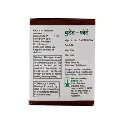 Budate Forte Transpule 2ml - Asthma/COPD-Ast