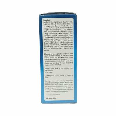 LATNAR NIGHT FACIAL Serum 30ml - Dry Skin-Emo