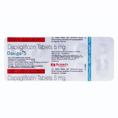 DAXIGA 5 Tablet 10's - Diabetes-Ant