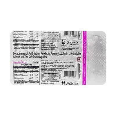 NATOFER PLUS Tablet 10's - Iron Supplement/Anaemia-Vma