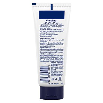 Vaseline Anti-Bacterial Hand Cream 100 gm - Hand Creams