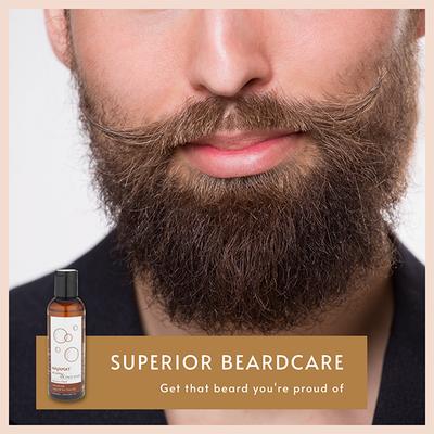 Hajamat Beard & Face Wash With Argan & Tea Tree, Intense Oud Fragrance 100 ml - Beard Wash
