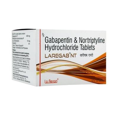 Laregab NT 400/10mg Tablet 10'S - Neuropathic Pain-Dru