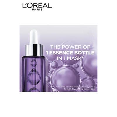L'Oreal Paris Revitalift Essence Face Sheet Mask, Plumping And Hydrating 30 Gm - Sheet Masks