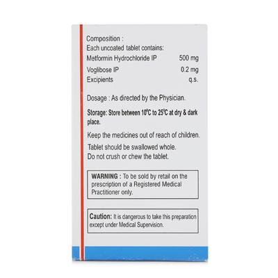 Advog M 0.2+ Tablet 10'S - Diabetes-Ant