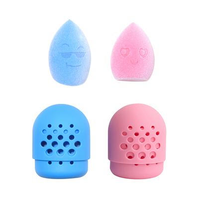 PAC Mr. and Mrs. Bounce Water Drop Cut, Olive Cut Blue, Pink 2's - Sponges & Applicators