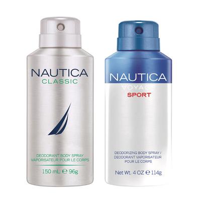 Nautica Deodorant Combo Set - Classic + Voyage Sport (Pack of 150 ml each) - Deodorants/Roll-Ons