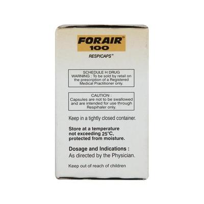 Forair 100mg Respicaps 30'S - Asthma/COPD-Ast