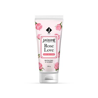 Jaquline USA Rose Love Body Scrub 200 gm - Scrubs & Exfoliants
