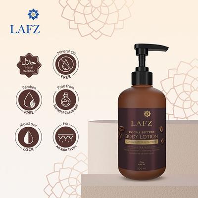 Lafz Cocoa Butter Body Lotion 500 ml - Lotions & Creams