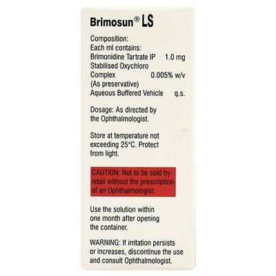 Brimosun LS 0.10% Eye Drops 5ml - Glaucoma-Ant