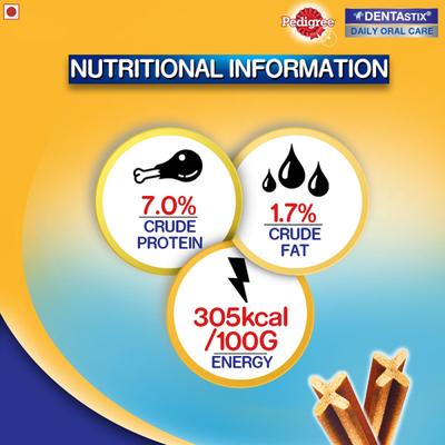 Pedigree DentaStix Sticks for Dogs (10-25 kg) 7's - Petfood