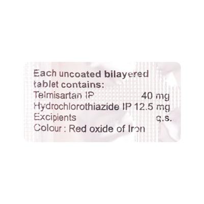 Tellzy H 40mg Tablet 15'S - Hypertension-Ang