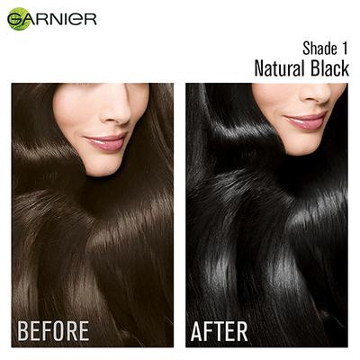 Garnier Color Naturals Creme Riche Sachet, Shade 4, Brown 60 gm - Crème