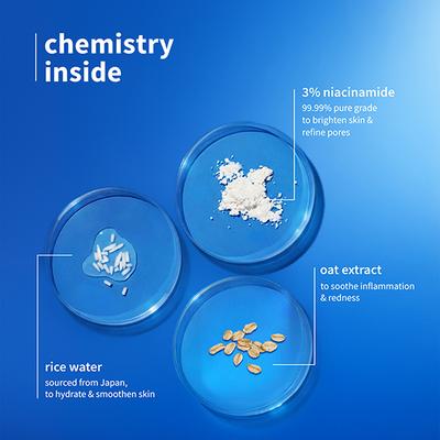 Plum 3% Niacinamide Toner with Rice Water Clarity Boost Fragrance Free 150ml - Toners