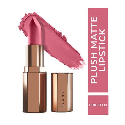 Plume Plush Matte Lipstick Chickflix 5 gm - Lipsticks